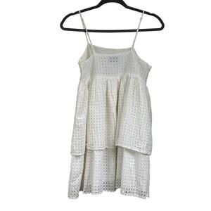 Urban Outfitters Katrina white eyelet babydoll dress, sorority rush, feminine
